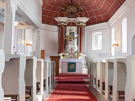Die Kirche in Neuendorf - Innenansicht