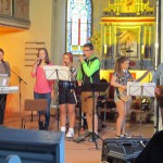 Jugendgottesdienst in Bad Belzig - die Band