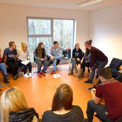 Planung der Nachtwanderung - Vorbereitung auf das Konfirmandencamp 2015 in Mötzow