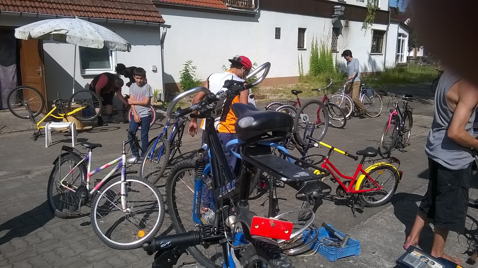 Fahrradselbsthilfewerkstatt in Brück
