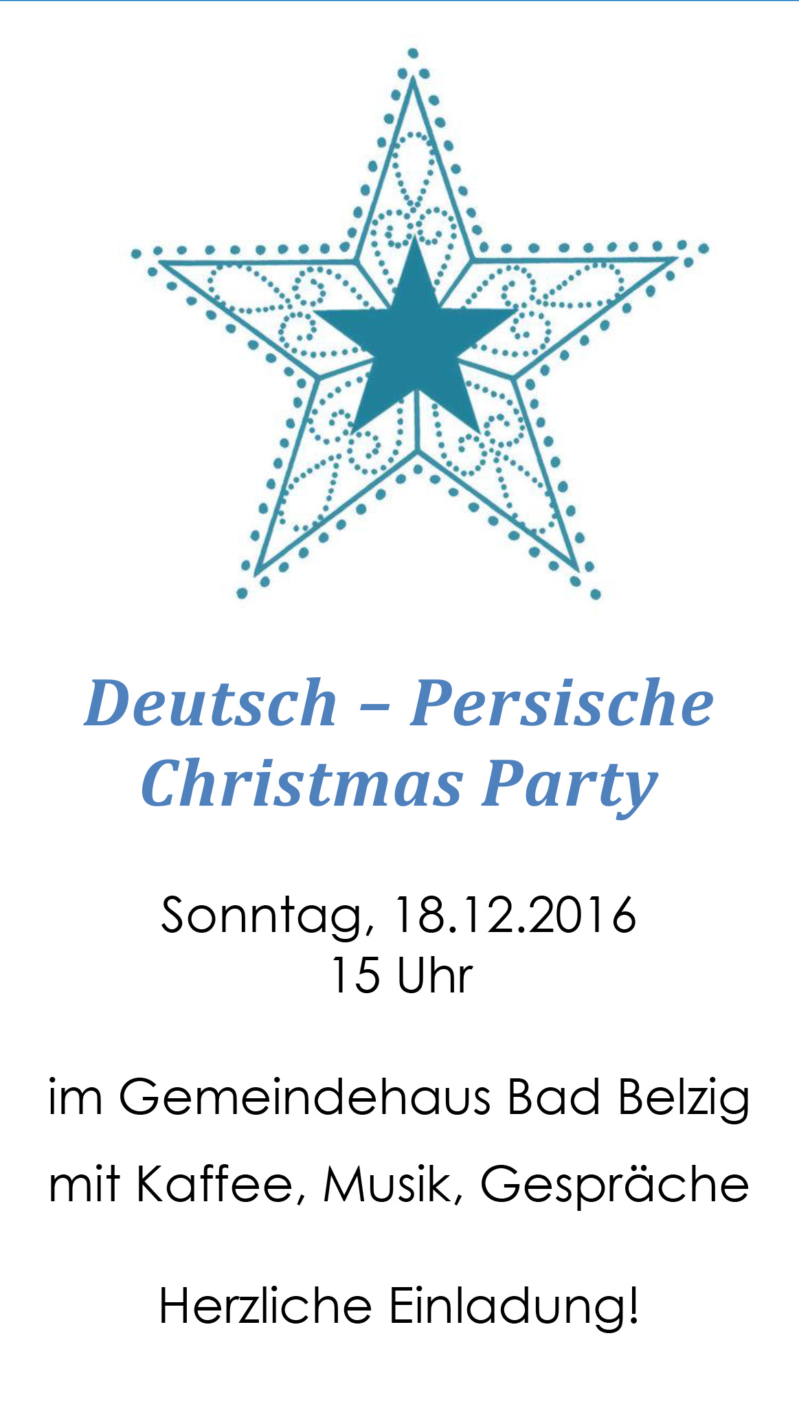 Deutsch-Persische Christmasparty