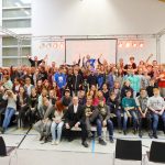 130 Teilnehmer auf einem Bild - Konfirmanden Camp in Mötzow 2017