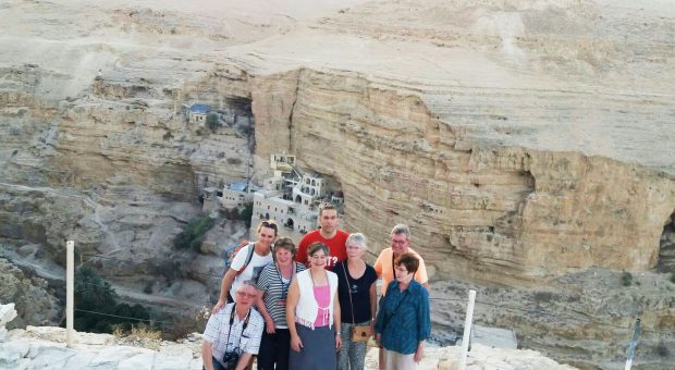 Reise nach Israel 2017: berühmtes Höhlenkloster bei Jerichow