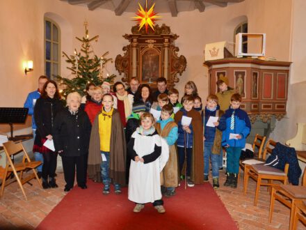 Der Heiland war an Heilig Abend im Pfarrbereich Brück - Weihnachten 2017