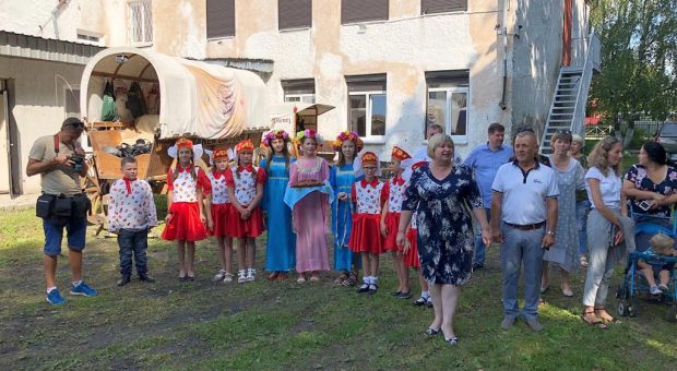 Begrüßung in Kaliningrad - Titanen on tour in Kaliningrad