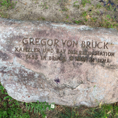Gedenkstein für Gregor von Brück