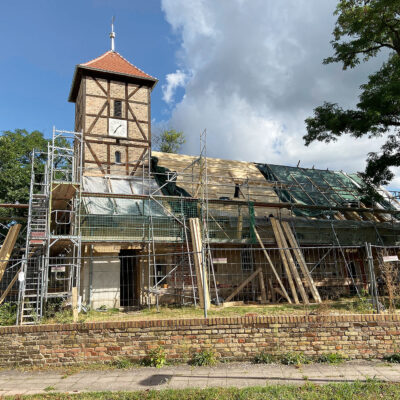 Baustelle Kirche Neuendorf