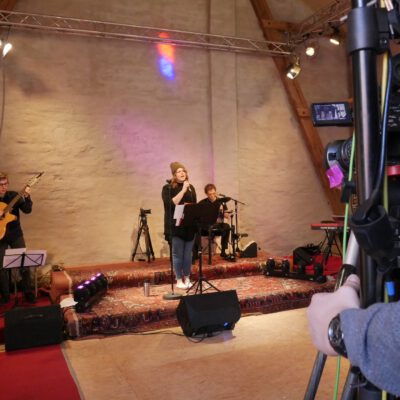 Die Band in Aktion