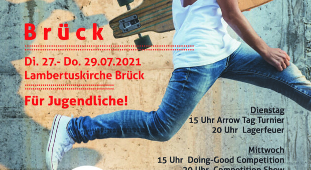Jugendwoche Brück 2021 - Plakat